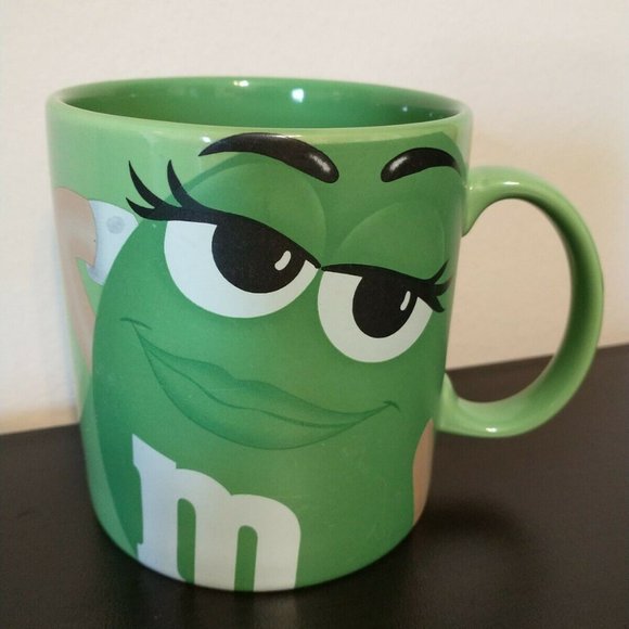 SALE - Ms. Green M&Ms Oversized Coffee Tea Mug Licensed MARS, NWOT Aphrodisiac - Picture 2 of 7
